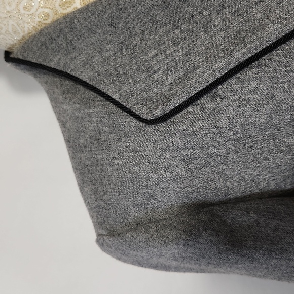 Career CG Guild Blazer Wool Blend Grey Lined Pockets Women Size M Office Busines - Picture 4 of 13